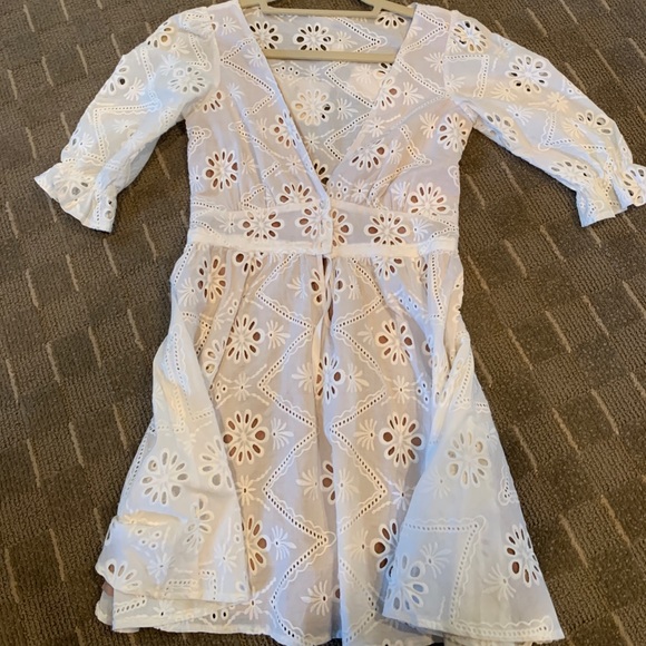 MARIANNA SENCHINA Red Black Polkadot Runway Midi Dress XS